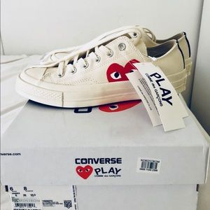 NWT Converse x Comme des Garçons Sneaker, Size 8
